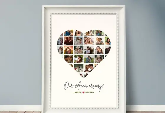 Anniversary & Love photo collage templates