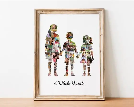Siblings Photo Collage: Custom Friendship Gift (Digital Download)